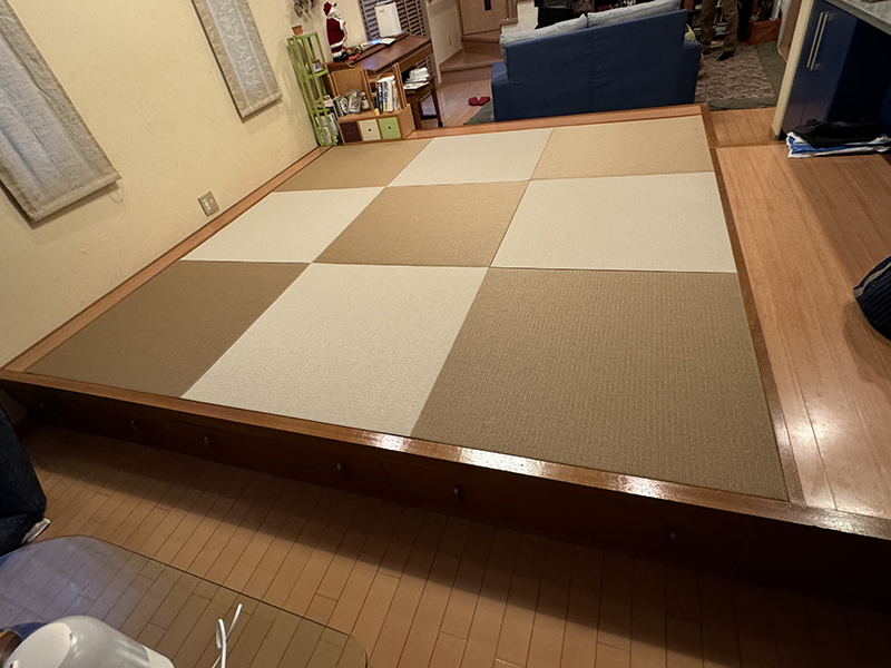 半畳ヘリなし畳(琉球畳)